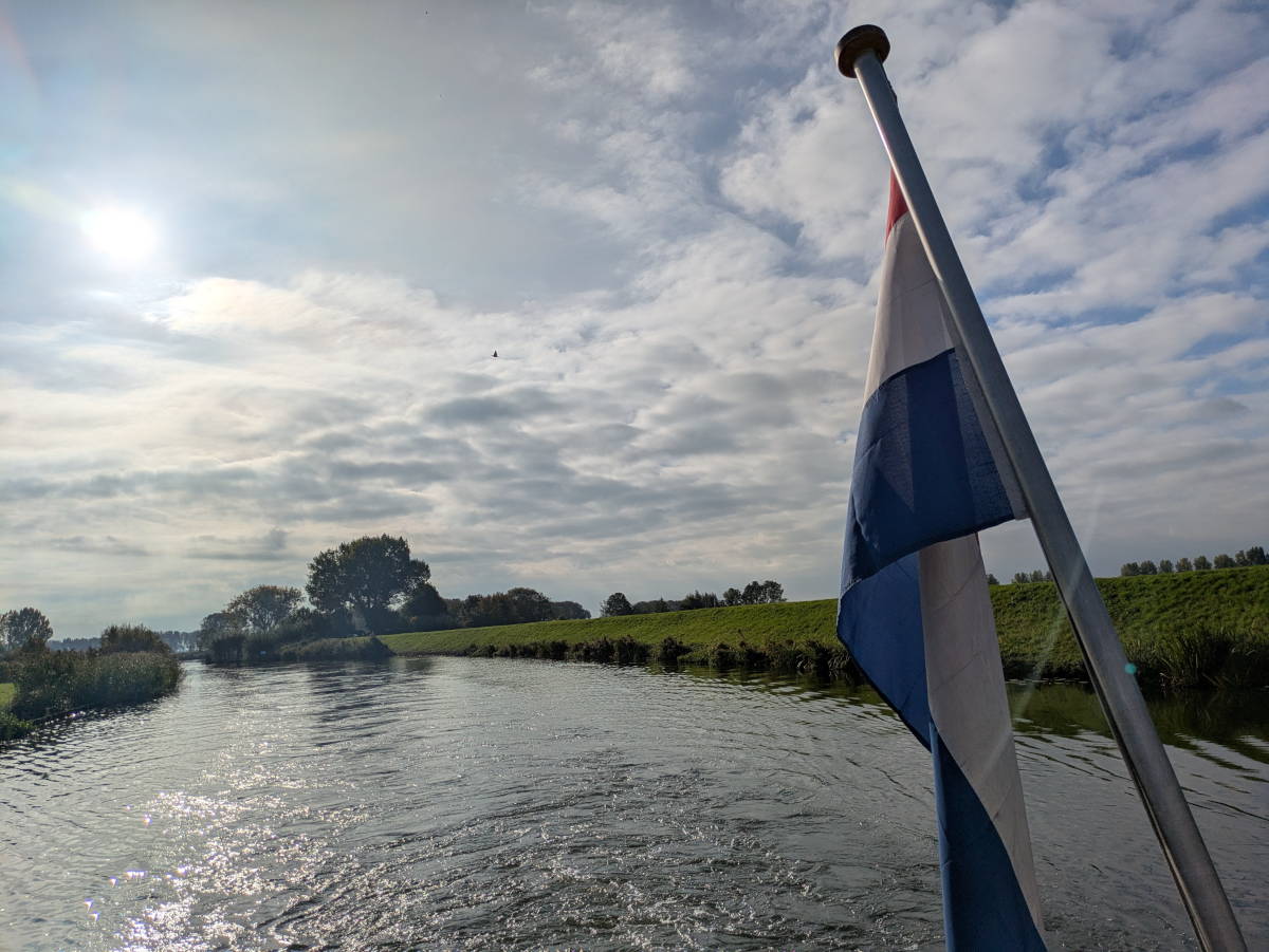 Bootsfahrt auf der Linge